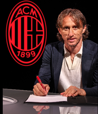 Luka Modric signing into AC Milan 

Unleashing the Power of Experience: Luka Modric’s Bold Move to Reinvent AC Milan