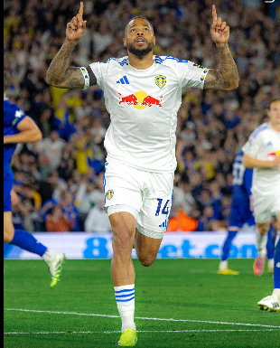 Luka Nmecha celebrating his goal Referee Controversies and Rising Stars: The Unpredictable Essence of Premier League Opener